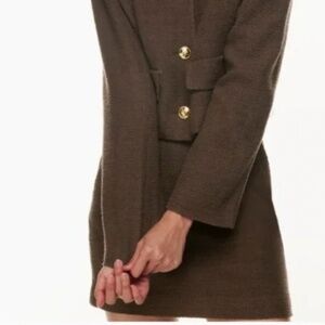 Babaton Brown Mini Skirt